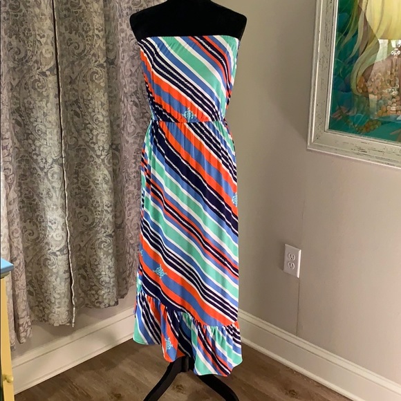 Lilly Pulitzer Dresses & Skirts - Lilly Pulitzer Meridien Nautical Small Maxi Dress